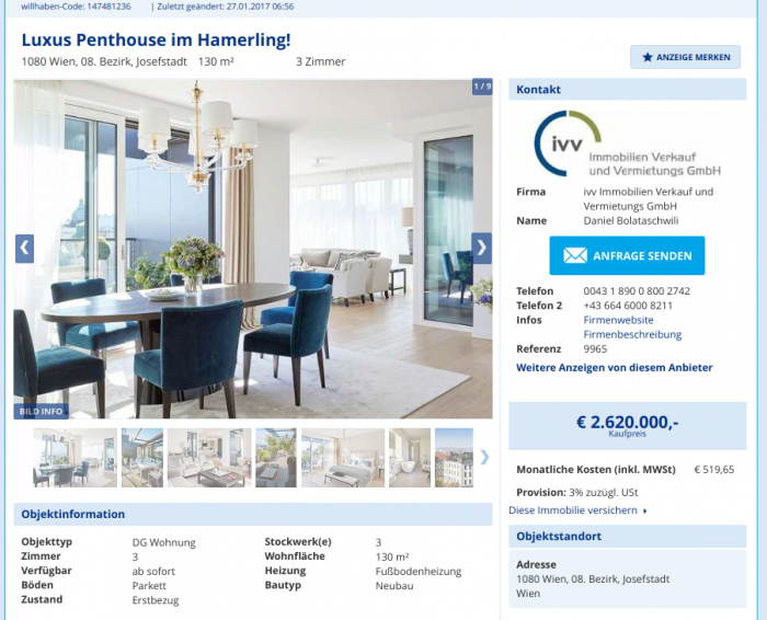 Aus Sozialer Nutzung werden Luxus Penthouses im Hamerling