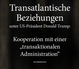 Transatlantische Beziehungen unter unter US-Präsident Donald Trump