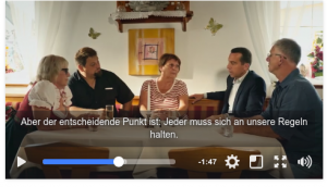 Jeder muss sich an die Regeln halten