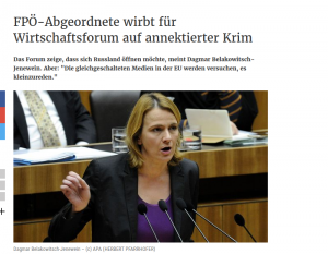 Screenshot Die Presse