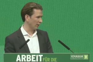 Sebastian Kurz ÖVP Parteitag