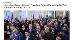 International Association of Friends of Crimea Established in Yalta at Friends of Crimea Forum