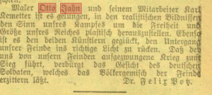 Zitat aus dem Bericht Kleine Volks-Zeitung, 29.9.1940